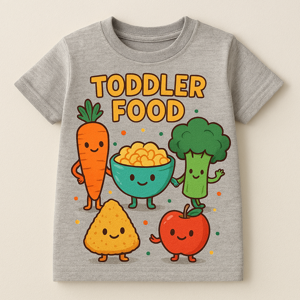 “Toddler Food Friends” T-Shirt Collection