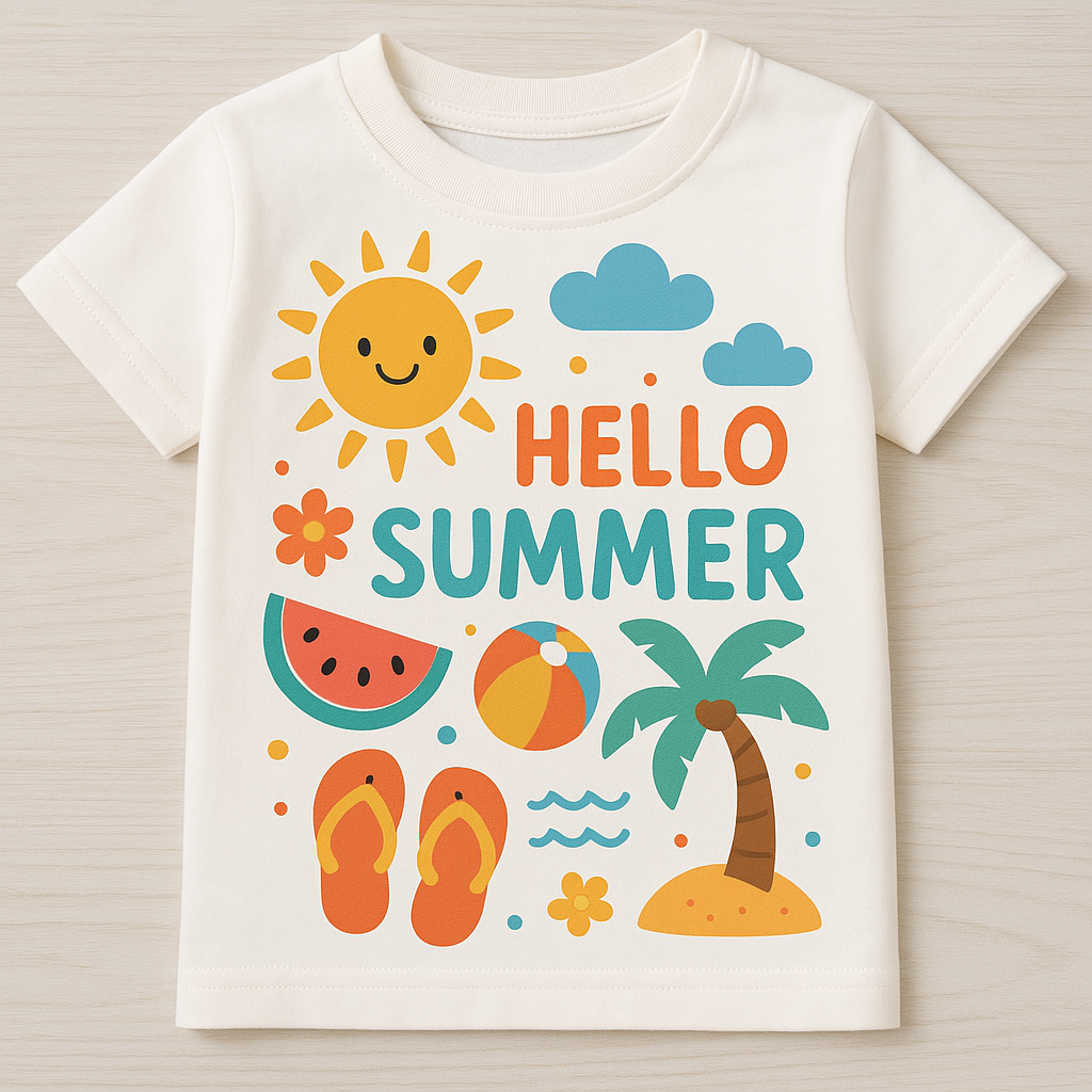 Sunny Days Ahead: Summer-Themed Toddler Tee Collection