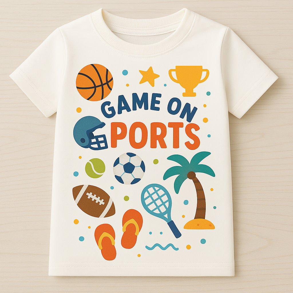 Game On: Sport-Themed Toddler Tee Collection
